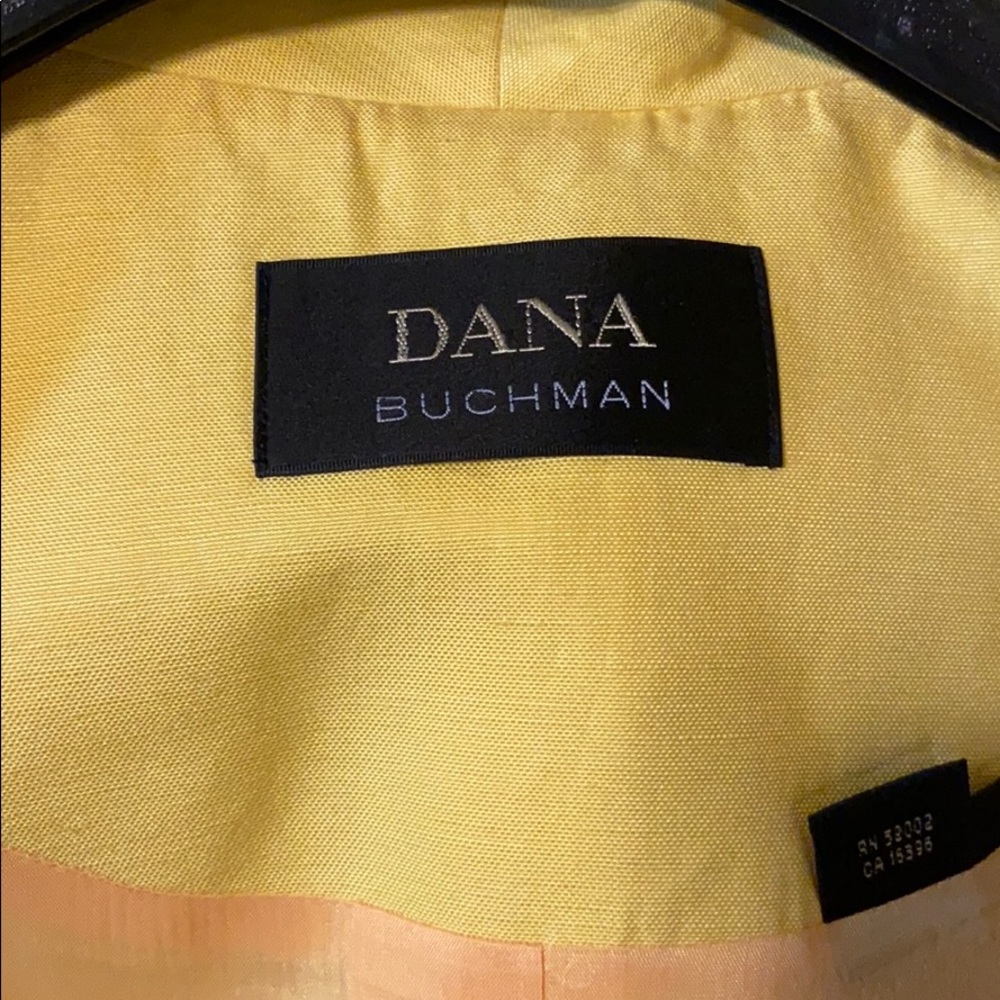 Dana Buchman Yellow Blazer size 6 - Picture 6 of 7